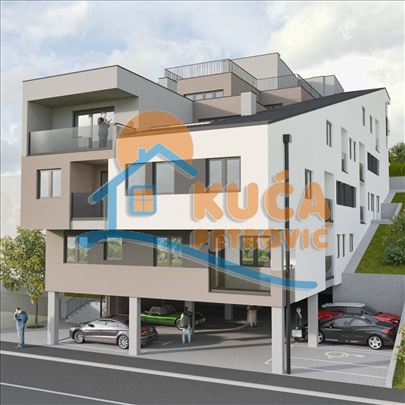 Novogradnja, dvosoban stan, Rasadnik, 53 m2, prize