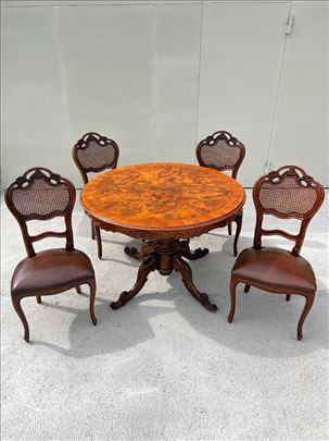 Trpezarijski set - sto i 4 stolice