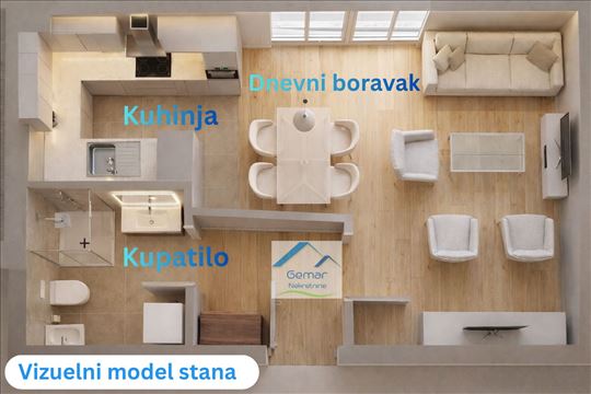 Komforna garsonjera u kvalitetnoj novogradnji