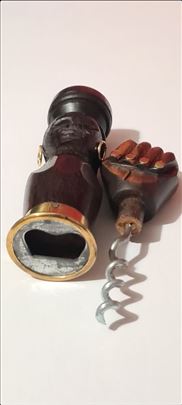 Otvarač za flaše i vadičep drvena figura