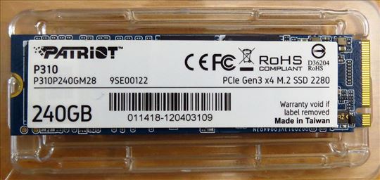 PATRIOT P310 240GB M.2 NVMe P310P240GM28