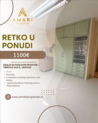 Poslovni prostor - Tiršova - Vračar