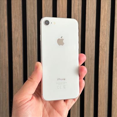 iPhone 8 64Gb beli 100% zdravlje baterije