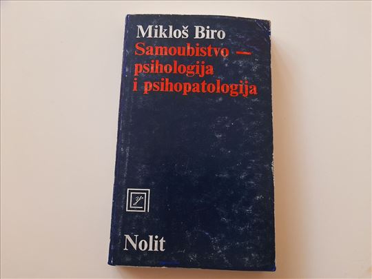 Samoubistvo - psihologija i psihopatologija