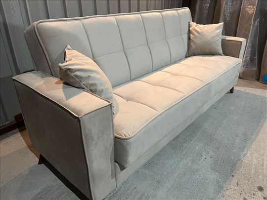 Veliki trosed krevet bež boje 