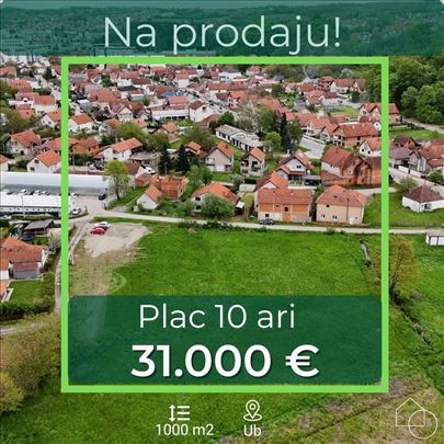 Plac 10 ari blizu centra grada