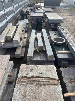 Prodajem granitne i mermerne ploce 20 m3 