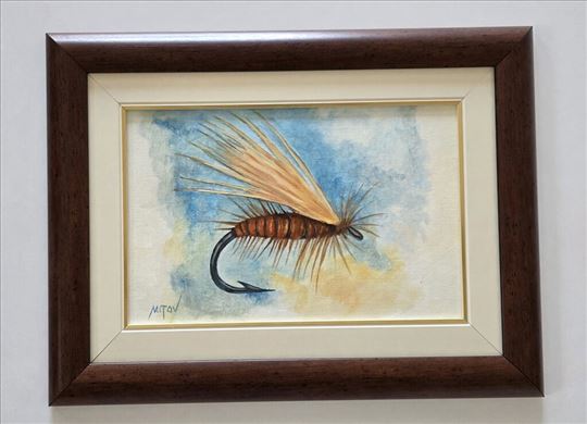 Ulje na platnu - Ribolovacka slika