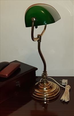 Bankarska vintage stona lampa