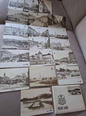 Lux Komplet 19 Razglednica Novog Sada,reprint FO