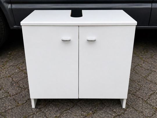 Moderan beli ormarić / kupatilski element, uvoz CH