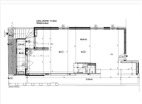 Tetovska, višenamenski lokal 120m2, novo
