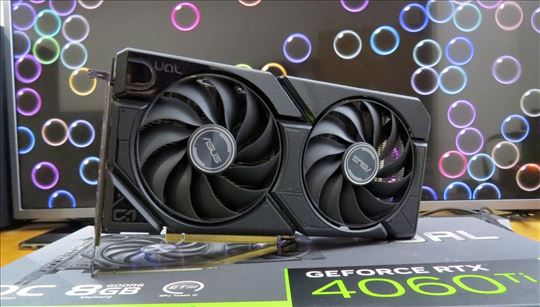 ASUS Dual RTX 4060Ti EVO OC 8GB 2K 4K 8K Testovi