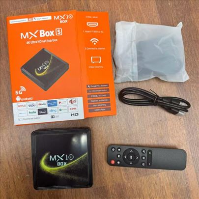Android 14 TV BOX 4/64GB MxBox 10-s Novo