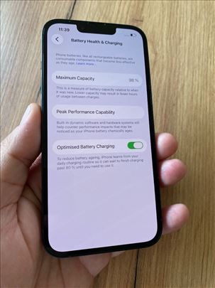 iPhone 14 128 gb 98% baterija komplet paket