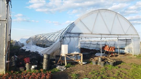 Na prodaju pokvaren plastenik