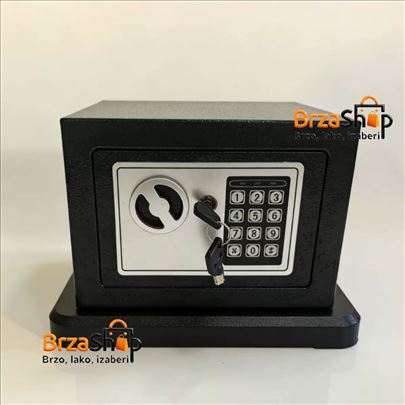 Sigurnosni Sef sa Šifrom i 2 Ključa - Novo