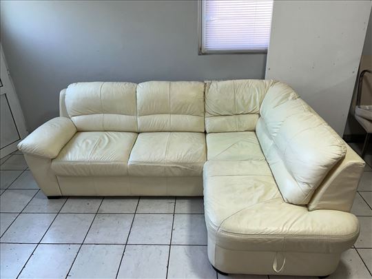 Ugaona Kožna Garnitura Teleci Box