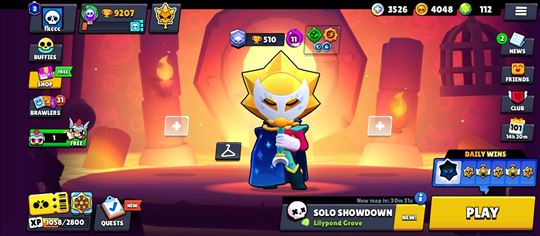 Accaunt u brawl starsu 