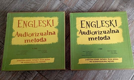 Engleski Audiovizualna metoda I i II deo Jugoton