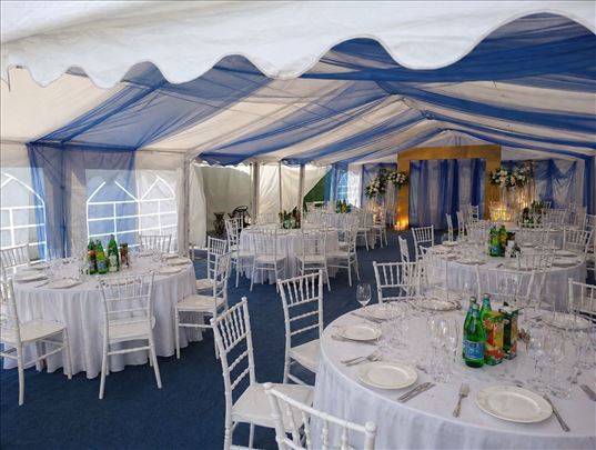 Iznajmljivanje,izdavanje belih šatora - Kruševac 