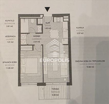 Luksuzan stan u Victory Gardens sa garažnim mestom