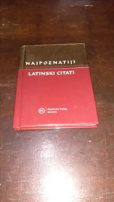 Najpoznatiji latinski citati, mladinska knjiga bg