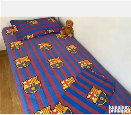 Barcelona FC Posteljina Komplet NOVO Barselona FCB