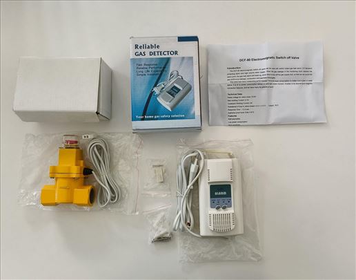Gas detektor sa ventilom za zatvaranje gasa