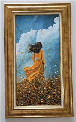 Ulje na platnu - Zlatna polja snova, prelepo!