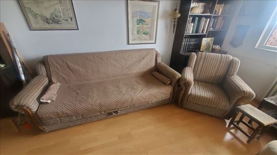 Besplatno trosed na razvlacenje i fotelja