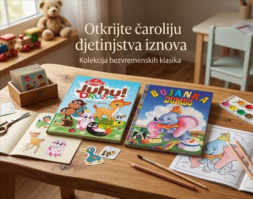 Bojanka za decu Dumbo i Album sa zivotinjama