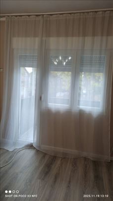 Zavesa bela -Draperija