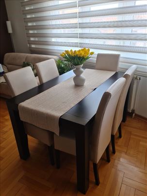 Trpezarijski sto + 6 stolica