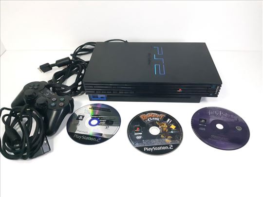 Vintage 2001 Sony PlayStation 2 Fat model SCPH-3