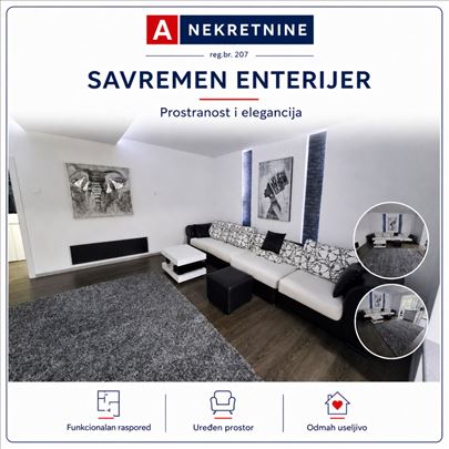 Prodaje se exkluzivan, luksuzno opremljen stan 