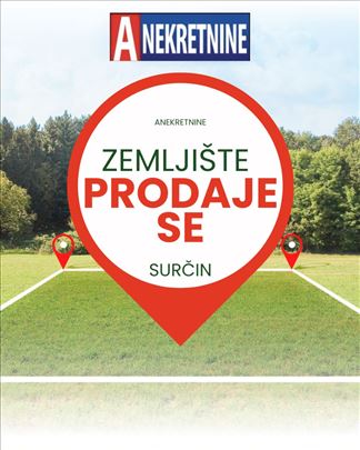 Prodaje se zemljište u Surčinu, 87 ari