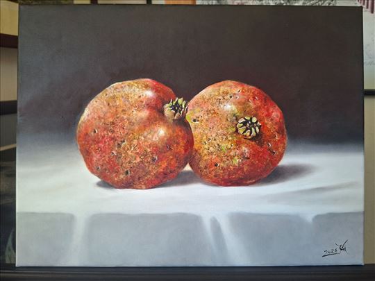 DVA NARA ulje na platnu 30x40cm