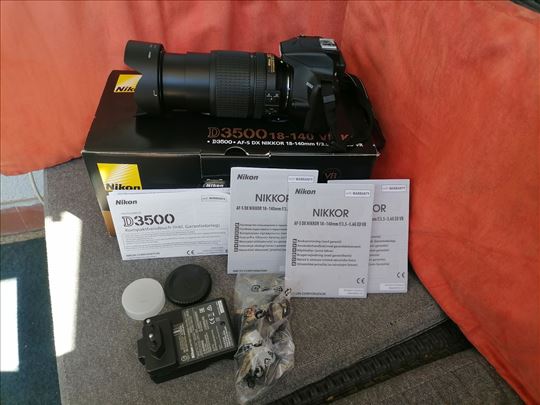 Nikon D3500 sa obj. 18-140 6485 okidanja