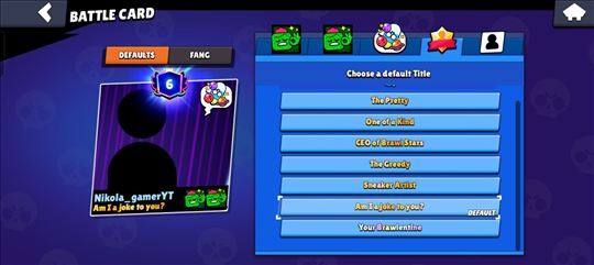 Brawl stars nalog sve stvari su u opisu