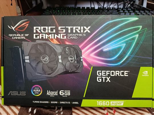 Gtx 1660 Super 6gb Asus Strix Argb - Prvi vlasnik
