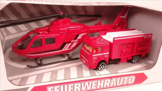 Vatrogasni set: Helikopter i Kamion