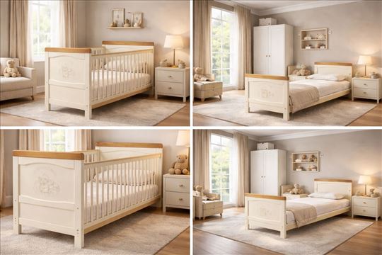Krevetac i krevet sa dušekom Mothercare