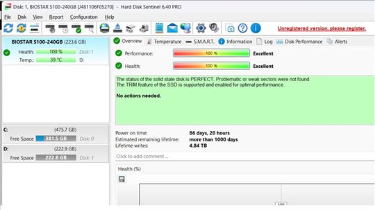 SSD disk 240gb 2,5 sata Biostar S100-240gb 