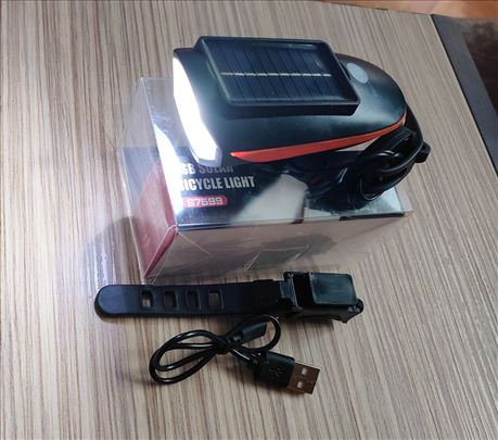 Svetlo za bicikl/trotinet sa električnim zvoncem