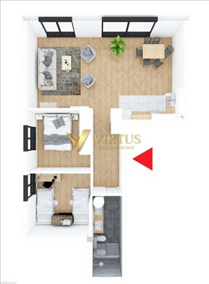 3-soban stan sa vrtom od 100m2