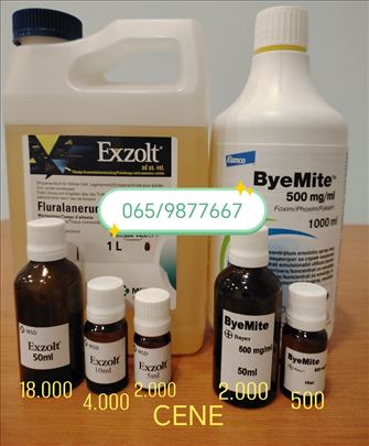 ByeMite i Exzolt (Crvena grinja,Pipa...)