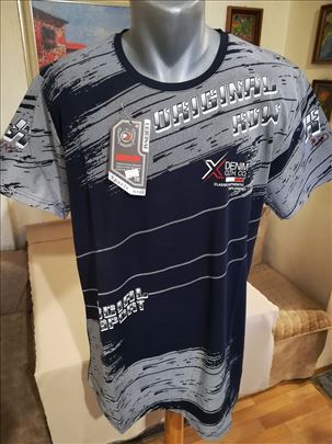 Kvalitetna muska pamucna majica Redway 4XL Teget