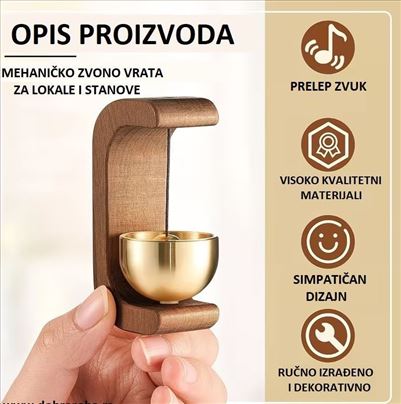 Mehaničko zvono vrata za lokale i stanove - novo!