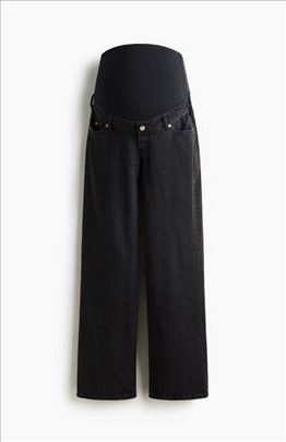 Nove sa etiketom H&M crne farmerke za trudnice